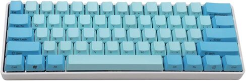 YMDK 61 ANSI 60% أغطية مفاتيح مخصصة OEM ملف تعريف سميك PBT KEYCAP مناسبة لمفاتيح Cherry MX لوحة مفاتيح الألعاب الميكانيكية GK61 (مفتاح فقط) in Kuwait