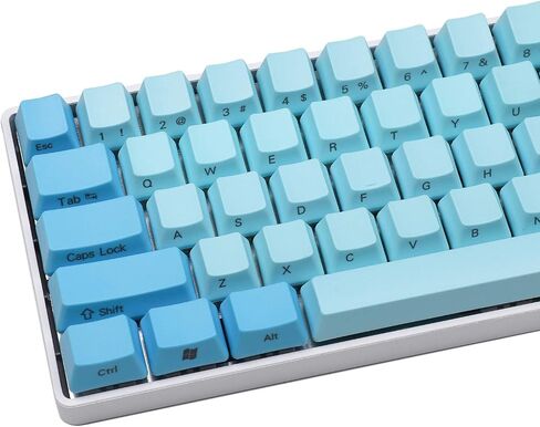 YMDK 61 ANSI 60% أغطية مفاتيح مخصصة OEM ملف تعريف سميك PBT KEYCAP مناسبة لمفاتيح Cherry MX لوحة مفاتيح الألعاب الميكانيكية GK61 (مفتاح فقط) in Kuwait