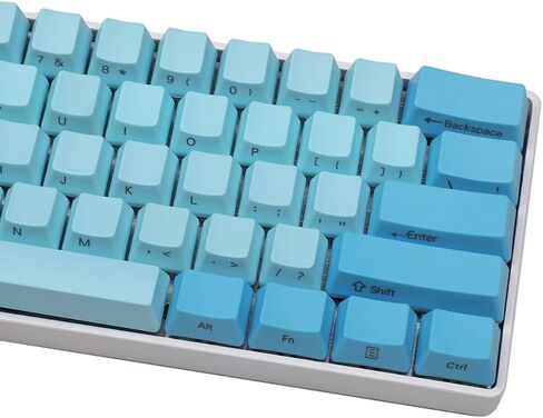 YMDK 61 ANSI 60% أغطية مفاتيح مخصصة OEM ملف تعريف سميك PBT KEYCAP مناسبة لمفاتيح Cherry MX لوحة مفاتيح الألعاب الميكانيكية GK61 (مفتاح فقط) in Kuwait