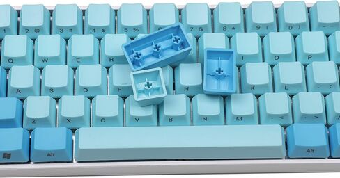YMDK 61 ANSI 60% أغطية مفاتيح مخصصة OEM ملف تعريف سميك PBT KEYCAP مناسبة لمفاتيح Cherry MX لوحة مفاتيح الألعاب الميكانيكية GK61 (مفتاح فقط) in Kuwait