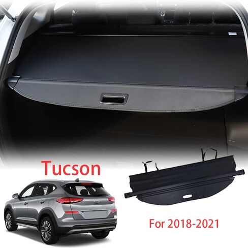 kaungka Protective Cargo Cover Compatible for 2021 2022 2023 2024 Hyundai ioniq 5 Durable Black Rear Trunk Shield Retractable in Saudi Arabia