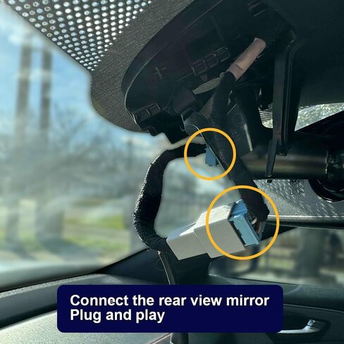 Fitcamx 4K Dash Cam Compatible with Acura MDX 2022 2023 2024 4th Gen (with Auto Dimming Mirror), OEM Factory Look, UHD 2160P Video, Built-in WiFi, Loop Recording, G-Sensor, Easy to Install, 64GB Card in Saudi Arabia