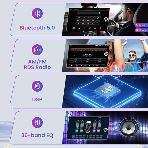 8 Core 8+128G Android Car Radio for Honda Odyssey 2005-2010 with Wireless Carplay Android Auto, 10.1 Inch QLED Touch Screen Car Stereo Supports 4G/ WiFi, GPS, FM/AM, Bluetooth 5.0, Backup Camera in Saudi Arabia