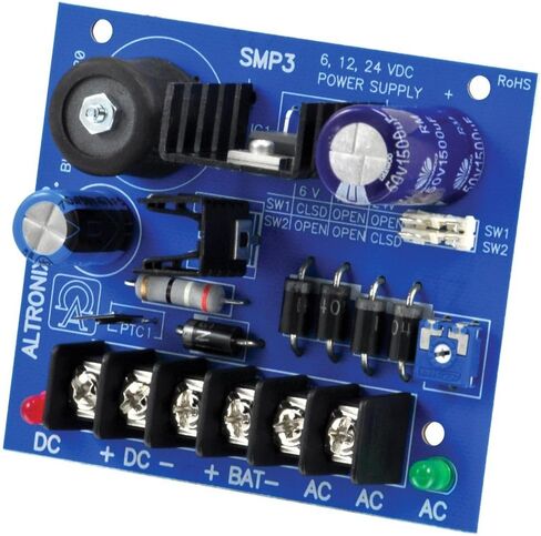 ألترونيكس SMP3 PWR SPL/CHG BOARD 2.5A 6VDC أو 12VDC أو 24VDC 2.5A in Kuwait