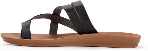 MUK LUKS Women's About Town Sandal-Black Slide in Saudi Arabia