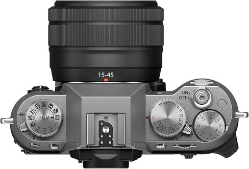 Fujifilm X-T50 Mirrorless Digital Camera Body - Silver + XC 15-45mm F3.5-5.6 OIS PZ Lens 16828868 Bundle with Deco Gear Photography Bag + Microphone + Monopod + Software & Accessories Kit in Saudi Arabia