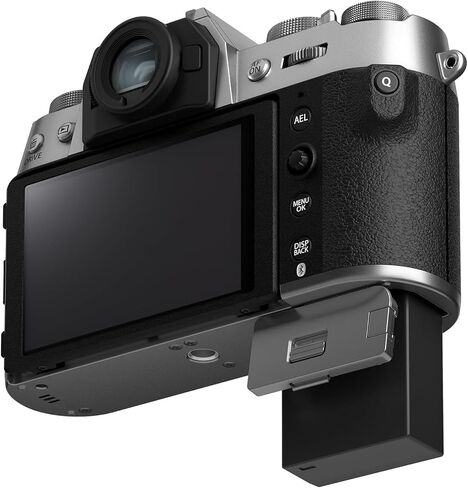 Fujifilm X-T50 Mirrorless Digital Camera Body - Silver + XC 15-45mm F3.5-5.6 OIS PZ Lens 16828868 Bundle with Deco Gear Photography Bag + Microphone + Monopod + Software & Accessories Kit in Saudi Arabia