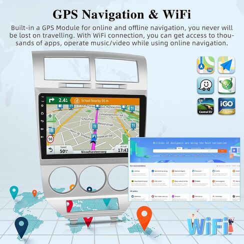 [2+64G] لراديو السيارة Dodge Caliber 2007-2012 Android 13 مع Carplay اللاسلكي وAndroid Auto - ستيريو سيارة بشاشة تعمل باللمس 10.1 بوصة - نظام ملاحة UI/GPS متعدد/WiFi/SWC + كاميرا احتياطية AHD in Saudi Arabia
