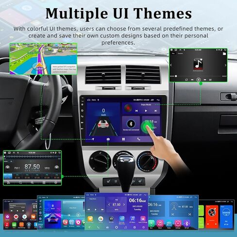 [2+64G] لراديو السيارة Dodge Caliber 2007-2012 Android 13 مع Carplay اللاسلكي وAndroid Auto - ستيريو سيارة بشاشة تعمل باللمس 10.1 بوصة - نظام ملاحة UI/GPS متعدد/WiFi/SWC + كاميرا احتياطية AHD in Saudi Arabia