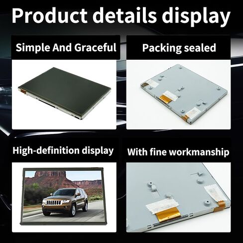 8.4 بوصة تعمل باللمس محول الأرقام شاشة LCD مناسبة لسيارة جيب جراند شيروكي رام 1500 2500 3500 كرايسلر 200 300 دودج تشالنجر SRT فايبر 2014-2017 يوكونكت 3C 8.4A VP3 8.4AN VP4 DJ084NA-01A in Kuwait