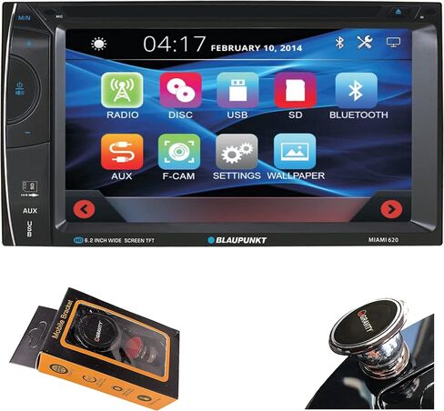 Blaupunkt MIAMI 620 6.2-inch Touch Screen Multimedia Car Stereo Receiver with Bluetooth and Remote Control in Saudi Arabia