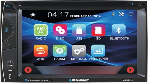 Blaupunkt MIAMI 620 6.2-inch Touch Screen Multimedia Car Stereo Receiver with Bluetooth and Remote Control in Saudi Arabia