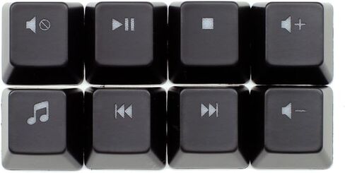 Max Keyboard - Cherry MX R4 1X1 Backlit Novelty Keycap Set Multimedia with Wire Keycap Puller in Saudi Arabia