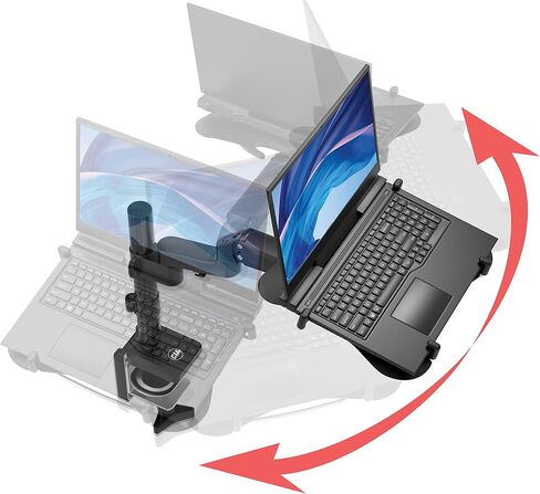 CTA Digital Desk Clamp Mount for Tablets - Universal Security Tablet Clamp Mount for 8" - 12.5" Tablets - Black - (PAD-DMCGHS) in Kuwait