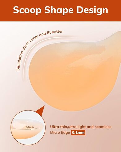 حمالة صدر لاصقة غير مرئية مع غطاء للحلمة يغطي الجلد in Kuwait