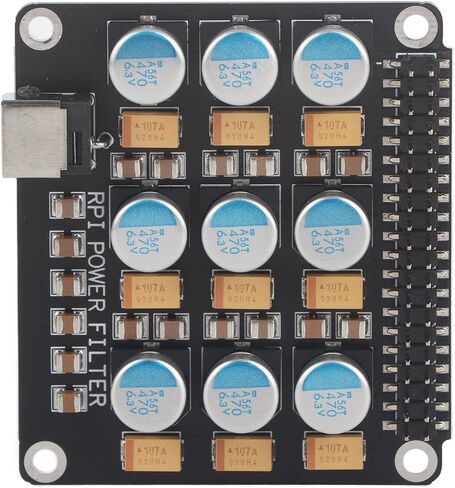 لوحة فلتر الطاقة، DC5V لوحة فلتر الطاقة لوحة فلتر الطاقة لـ Raspberry Pi DAC لوحات فك تشفير الصوت HiFi وحدة توسيع DC5V، فيديو in Saudi Arabia