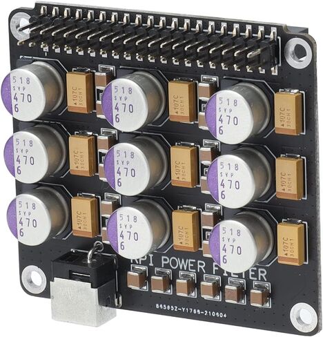 لوحة فلتر الطاقة، DC5V لوحة فلتر الطاقة لوحة فلتر الطاقة لـ Raspberry Pi DAC لوحات فك تشفير الصوت HiFi وحدة توسيع DC5V، فيديو in Saudi Arabia