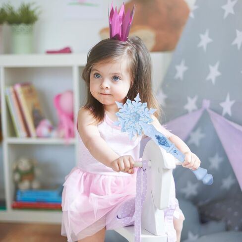 Snowflake Wand: Princess Light Up Glow Wand for Christmas Halloween Party Supplies in Kuwait