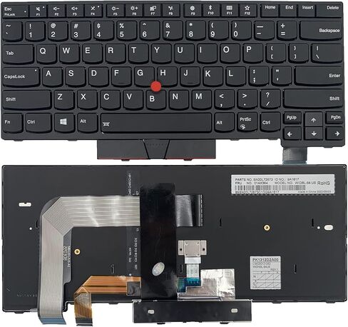 Laptop Replacement US Layout with Backlit Keyboard for Lenovo IBM Thinkpad T470 T480 A475 A485 01HX459 01AX487 01HX499 01HX419 01AX528 in Saudi Arabia