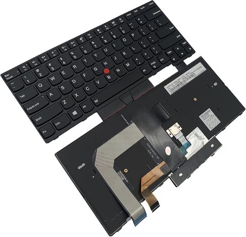 Laptop Replacement US Layout with Backlit Keyboard for Lenovo IBM Thinkpad T470 T480 A475 A485 01HX459 01AX487 01HX499 01HX419 01AX528 in Saudi Arabia