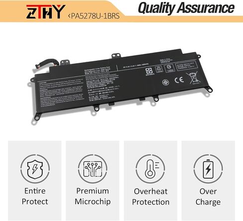 ZTHY PA5278U-1BRS Laptop Battery Replacement for Toshiba Tecra X40-D X40-E X40-F Portege X30-D X30-E X30-F Series X30-D-123 X30-E-11U X40-D-13C X40-D-149 X40-D-14T X40-E-10H 11.4V 48Wh 4080mAh in Saudi Arabia