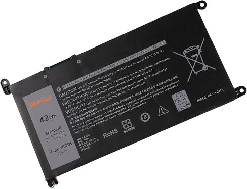GHU YRDD6 1VX1H Battery 42 Wh for Dell Inspiron 13 3493 5480 15 3582 3583 3593 3584 Inspiron 15 5000 5582 5584 5593 5594 5598 5585 Vostro 3491 5481 5581 in Saudi Arabia