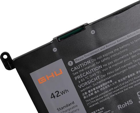 GHU YRDD6 1VX1H Battery 42 Wh for Dell Inspiron 13 3493 5480 15 3582 3583 3593 3584 Inspiron 15 5000 5582 5584 5593 5594 5598 5585 Vostro 3491 5481 5581 in Saudi Arabia