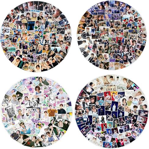 Kpop Stray Kids 282 Pcs Stickers 樂-Star Vinyl Rock Star Luggage Laptop Stickers SKZ Stickers Pack for Phone, Skzoo Stickers (GHBL008) in Saudi Arabia