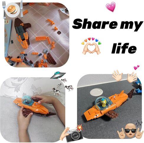 مجموعة مكعبات بناء تويز أوكتونوس GUP-A للأطفال، مجموعة لعب مغامرات المحيط، مركبة مبتكرة وشخصية متوافقة مع ليغو للأولاد والبنات من سن 6 سنوات فما فوق، 323 قطعة من الطوب (3703) in Kuwait