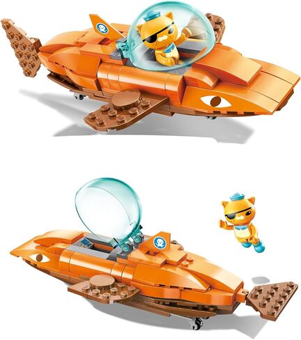 مجموعة مكعبات بناء تويز أوكتونوس GUP-A للأطفال، مجموعة لعب مغامرات المحيط، مركبة مبتكرة وشخصية متوافقة مع ليغو للأولاد والبنات من سن 6 سنوات فما فوق، 323 قطعة من الطوب (3703) in Kuwait