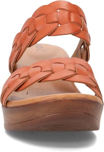 b.o.c. صندل نسائي من الجلد الصناعي Jillian باللون الأحمر 10 متوسط ​​(B,M) in Kuwait