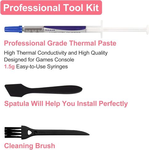 مروحة تبريد وحدة المعالجة المركزية + وحدة معالجة الرسومات الجرافيكية المحدثة LXun متوافقة مع ASUS ROG GX502 GX502G GX502GW GX502GV GU502 GU502DU GU502GU GU502GV GU502GW DFS200912210T FMJC FLGN DFSCK221051821 FMJD FL6H Fan، مجموعة أدوات احترافية in Kuwait