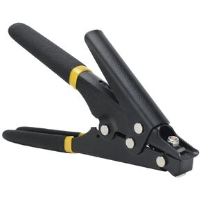 FTVOGUE Nylon Cable Tie Tension Plastic Zip Tie Fastening and Cutting Tool Black