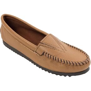 Minnetonka Women's Deerskin Gore Front Moccasin