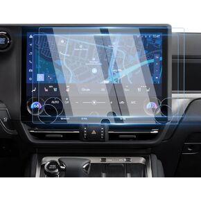 Karltys 2 Pack 14-Inch Screen Protector for Lexus GX 550 2024 2025, 9H Hardness Touchscreen Tempered Glass Ultra Clear Anti Glare Screen Cover for Lexus GX 550 Accessories