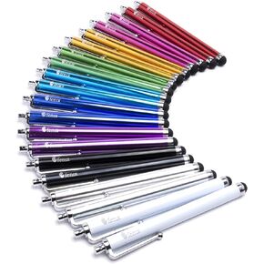 Fenix - Set of 20 Universal Stylus Pack for iPhone, iPad, Samsung Galaxy Note, Samsung Galaxy S4/S5/S6, LG, Kindle and Much More