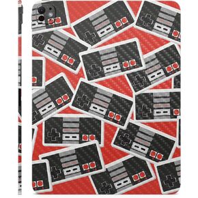 Carbon Fiber Skin Compatible with Apple iPad Pro 13 (M4) 2024 - Retro Controllers 3-3M Vinyl Protective Decal Cover - Easy to Apply | Crafted in The USA by MightySkins