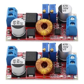 2PCS 5A DC-DC Adjustable Buck Converter 51x26.3x14.3mm 5V-32V Step-Down Buck Converter LED Power Converter Step-Down Charging Board Module