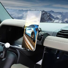 حامل هاتف Land Rover Defender 90 110 130 2020-2023، حامل هاتف قابل للتعديل 360 درجة لجميع الهواتف الذكية (نمط)
