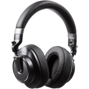 Monoprice SonicSolace II Active Noise Cancelling (ANC) Over Ear Headphone, Bluetooth 5, Supports Apple Siri and Google Assistant Personal Voice Assistants,Black
