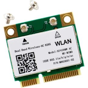 8265 HMW 8265ac 802.11ac 867Mbps Mini PCie WiFi Adapter Wireless-AC WLAN Card w/Bluetooth 4.2 for Intel 8265HMW