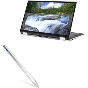 BoxWave Stylus Pen Compatible with Dell Latitude 7400 2-in-1 - AccuPoint Active Stylus, Electronic Stylus with Ultra Fine Tip for Dell Latitude 7400 2-in-1 - Metallic Silver