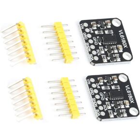 HiLetgo 2pcs VL6180 VL6180X Range Finder Optical Ranging Light Sensor Module Gesture Recognition Sensor I2C Interface 3.3V 5V Emitter Ambient Light Sensor