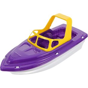TOYANDONA Boat Bath Toy, Toddler Toys Bath Toys, Plastic Speed Boat Bath Toy, Sailing Boat Floating Toy Fun and Educational Bath Toys for Toddlers Bathtub Pool Beach Toy