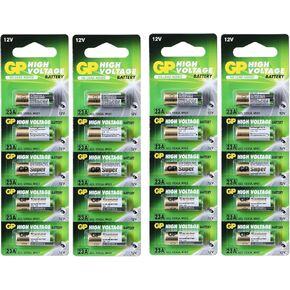 A23 12V Alkaline 23-A replacement battery 23AE GP - 20 Pack