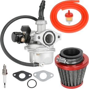 YOXUFA PZ19 Carburetor Kit for Tao Tao Coolster 125cc 110cc 50cc 70cc Apollo Baja SSR ATV Pit Dirt Bike Kazuma Falcon X-Pro TaoTao DB10 DB24 GK110 Chinese Quad 4 Wheel Performance Parts W/Air Filter