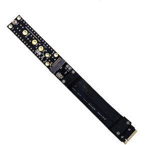 HLT M.2 (NGFF) Key M NVMe SSD Extension Cable Extender PCIe3.0 x4 Full Speed