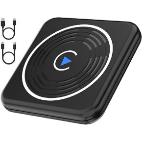 CLOSS Wireless CarPlay Adapter for Apple, CarPlay Wireless Adapter for iPhone Converts Wired to Wireless CarPlay Dongle, Plug & Play Fit for OEM Wired Apple CarPlay Cars from 2016 & iPhone iOS 10+