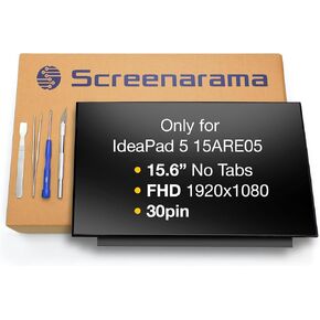 SCREENARAMA New Screen Replacement for Lenovo IdeaPad 5 15ARE05, FHD 1920x1080, IPS, Matte, LCD LED Display with Tools