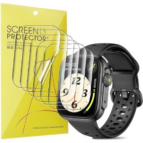 Compatible for VPSTAY Watch Ultra Screen Protector, [6 Pack] Full Coverage TPU Clear Film Compatible for VPSTAY Watch Ultra 1.85" Smart Watch (6 Pack)